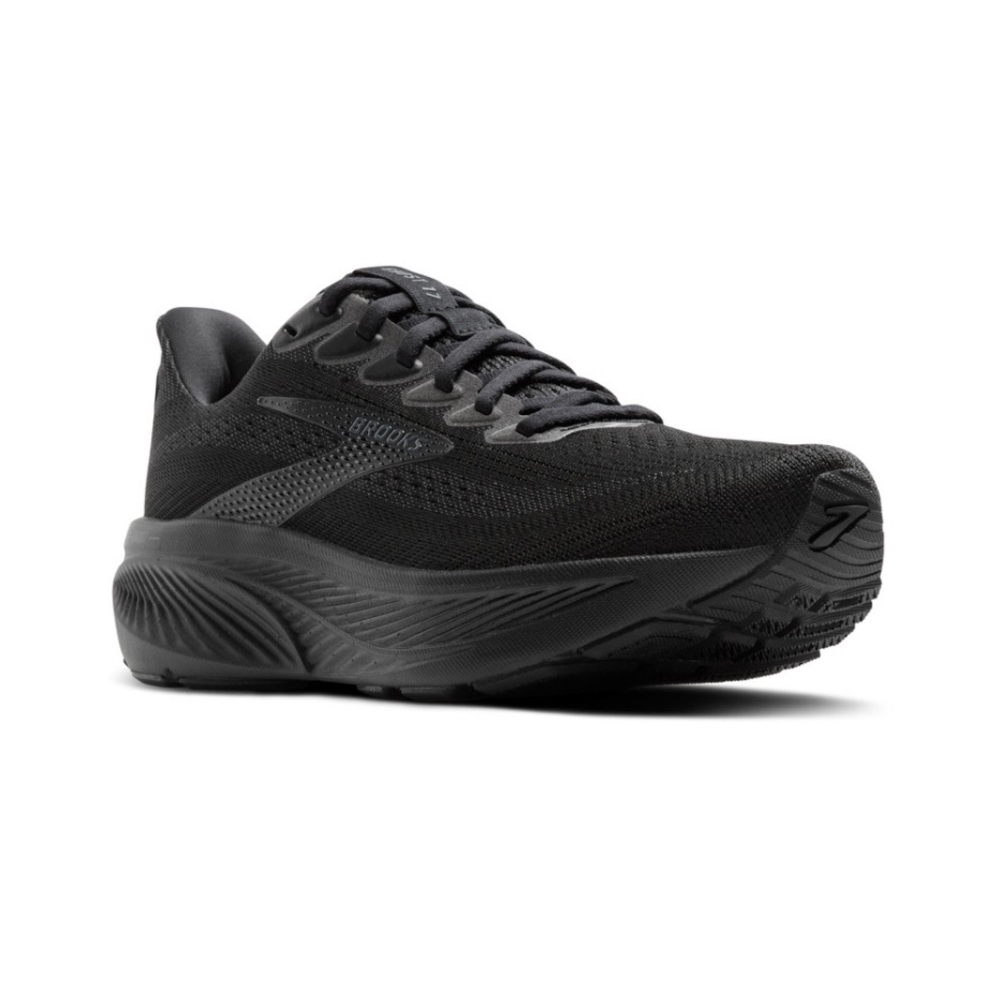 Brooks All-Black Athletic Sneakers Ghost 17 Size 7